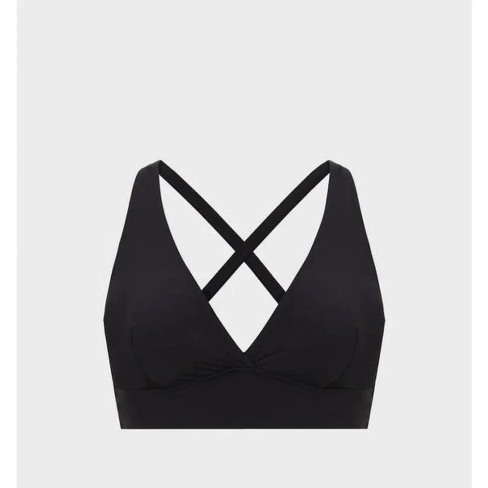 New! Torrid sz‎ 4 Deep V Triangle Swim Suit Bathing Top 4X